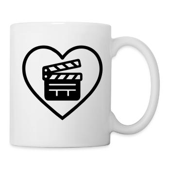 Heart Cinema – Movie Lover - Mug - white - Right