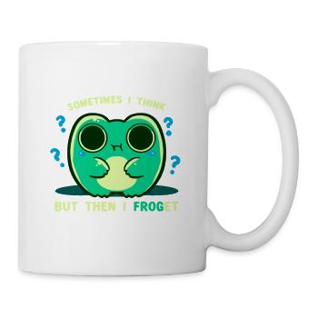Ich froget - Tasse - Weiß - Rechts