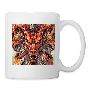 Three-headed Dragon Fireview - Mug - white - Right