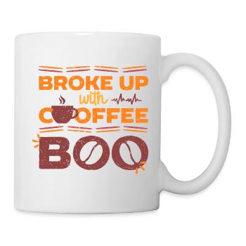 Kaffeeentzug Ex-Kaffeetrinker Broke Up With Coffee - Tasse - Weiß - Rechts