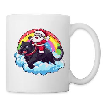 Noël du Père Noël Panthère - Mug blanc - blanc - Droite