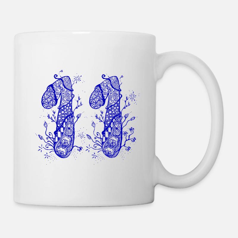 11_Zahl_Zen - Tasse - Weiß