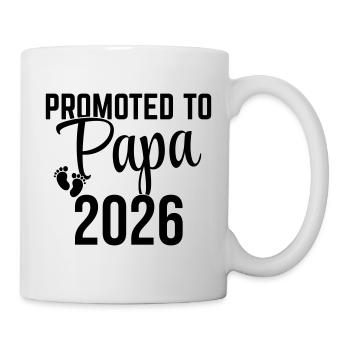 Promoted to Dad 2026 – Father-to-be Design - Mug - white - Right