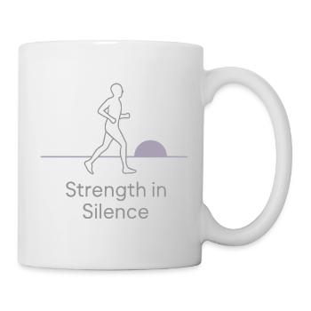 Introverted training, Calm - Mug - white - Right