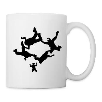 Skydiving - Tasse - Weiß - Rechts