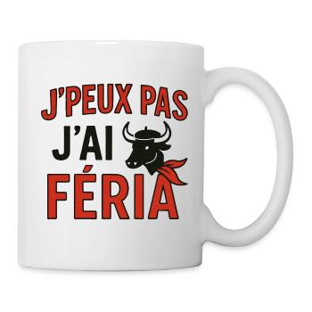 Ich kann nicht, I feria - Tasse - Weiß - Rechts