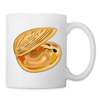 Shell unfolded - Mug - white - Right