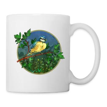 Colorful bird - Mug - white - Right