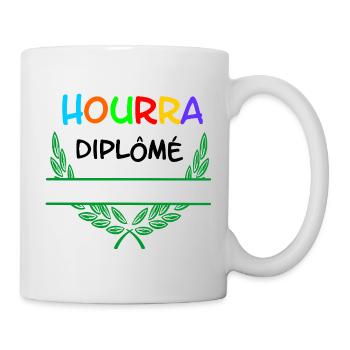Hourra Diplôme – Namespace - Mug - white - Right