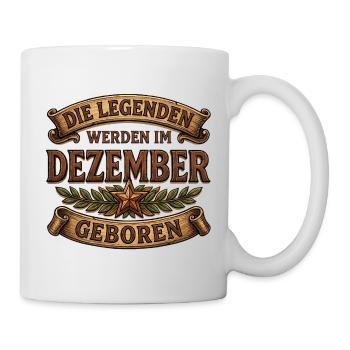 Legends born in December - Mug - white - Right