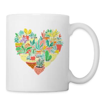 Cadeaux pour les jardins et les amoureux des plantes - Mug blanc - blanc - Droite