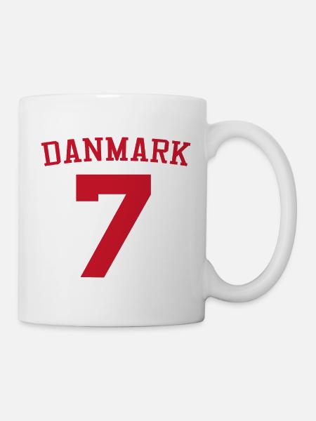 Denmark 7 Sport Design - Tasse - Weiß