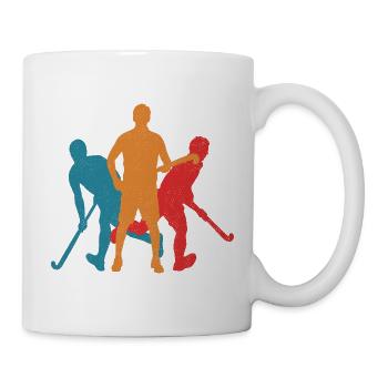 Joueurs de hockey sur gazon Hockey Hockey Retro Kids - Mug blanc - blanc - Droite