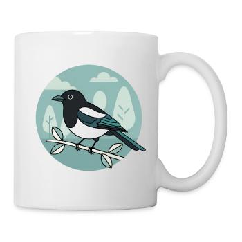 Elster - Tasse - Weiß - Rechts