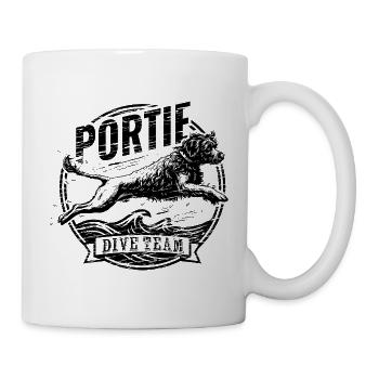 Portuguese Water Dog - Dive Team - Mug - white - Right