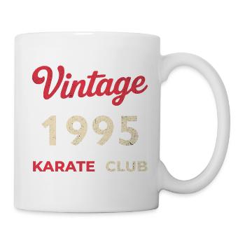 Vintage 1995 – Année de naissance rétro du Karate Club - Mug blanc - blanc - Droite