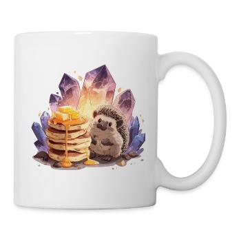 Pancakes and Crystals Hedgehog - Mug - white - Right