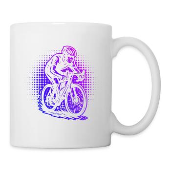 Fresh road bike motif for road bike - Mug - white - Right