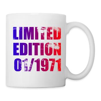 55e anniversaire Édition limitée 01/1971 - Mug blanc - blanc - Droite
