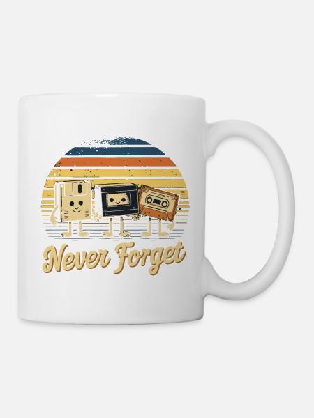 Never forget - Tasse - Weiß