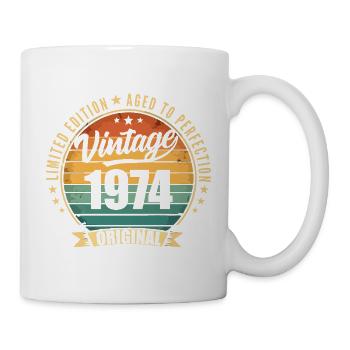 Vintage 1974 Anniversary Limited Edition 1974 - Tasse - Weiß - Rechts