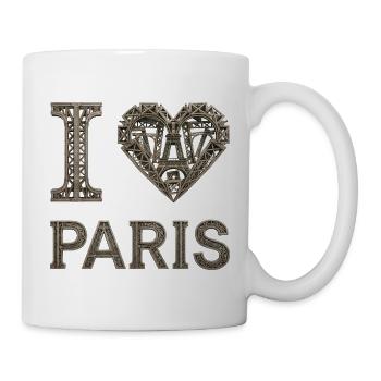 Paris – Élégance urbaine - Mug blanc - blanc - Droite