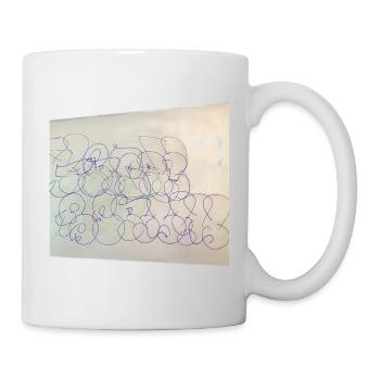 Verzerrtes Berlin Souvenir - Tasse - Weiß - Rechts