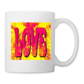 Love Pop Art Explosion - Mug blanc - blanc - Droite