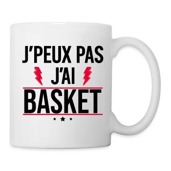 I can't I have basketball Humor Basketball - Mug - white - Right