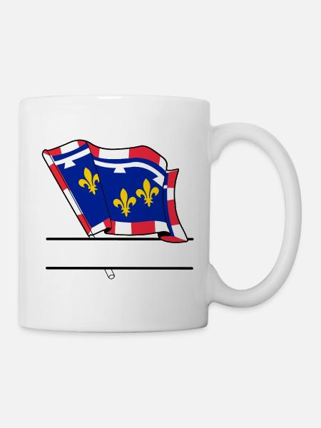 Schreibraum Centre-Val de Loire - Tasse - Weiß