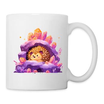Crystal Cave Hedgehog Idyll - Mug - white - Right