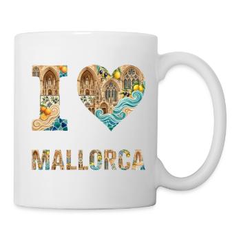 Majorque – Architecture méditerranéenne - Mug blanc - blanc - Droite