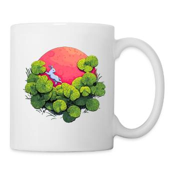 Moonlight Bunny in Leaf Forest - Mug - white - Right