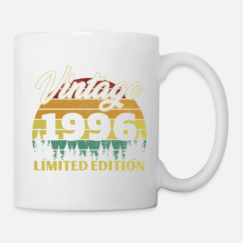 1996 Vintage Retro Geburtstagsgeschenk - Tasse - Weiß