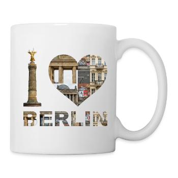 J'aime Berlin – Architecture urbaine - Mug blanc - blanc - Droite