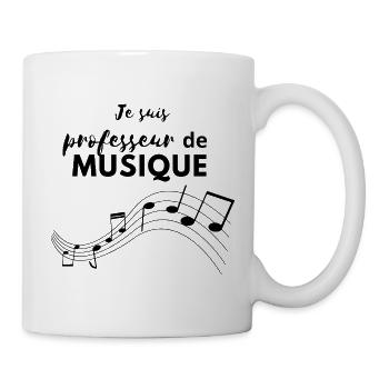 Ich bin Musiklehrerin - Tasse - Weiß - Rechts