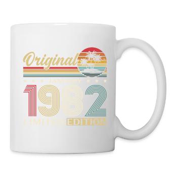 44e anniversaire Original janvier 1982 - Mug blanc - blanc - Droite