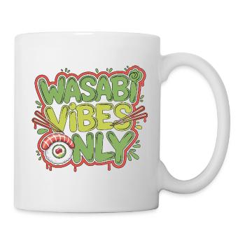 Ambiance sushi wasabi : Seul passionné de cuisine japonaise - Mug blanc - blanc - Droite