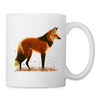 Maned wolf - Mug - white - Right