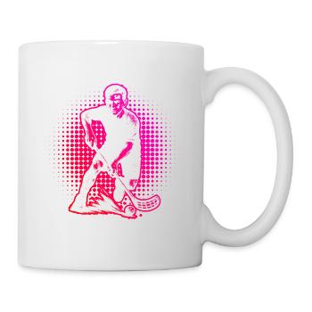 Pure floorball focus - Mug - white - Right