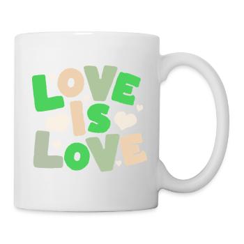 Love Is Love Heart Design - Mug - white - Right