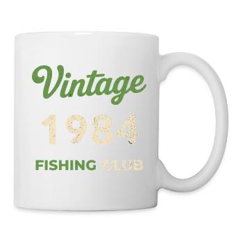 Vintage 1984 – Fishing Club Retro Birth Year - Mug - white - Right