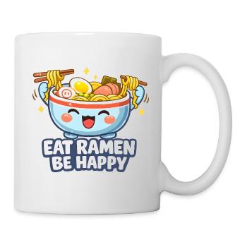 Eat Ramen Be Happy! - Mug - white - Right