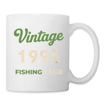 Millésime 1995 – Année de naissance rétro du club de pêche - Mug blanc - blanc - Droite