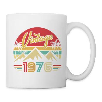 Année de Naissance 1976 Cadeau d'anniversaire 1976 - Mug blanc - blanc - Droite