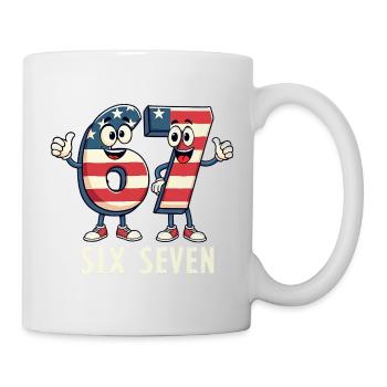 US Flag 67 Memes Six Seven - Mug - white - Right