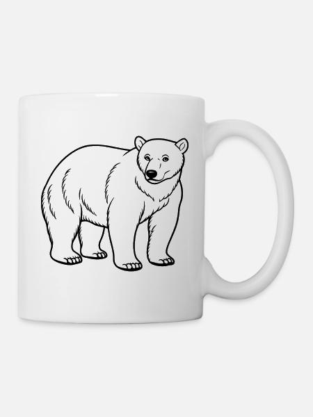 Eisbär - Tasse - Weiß