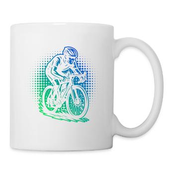 Roadbike artwork for your outfit - Mug - white - Right