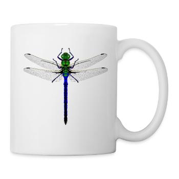 Neon Dragonfly Kybalion Combination Design Woman - Mug - white - Right