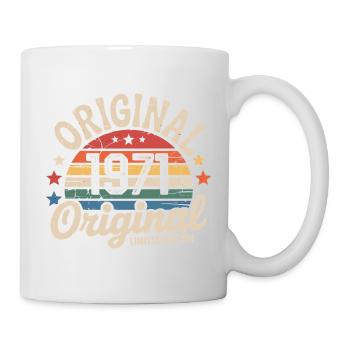 1971 Vintage Édition limitée Cadeau 1971 - Mug blanc - blanc - Droite